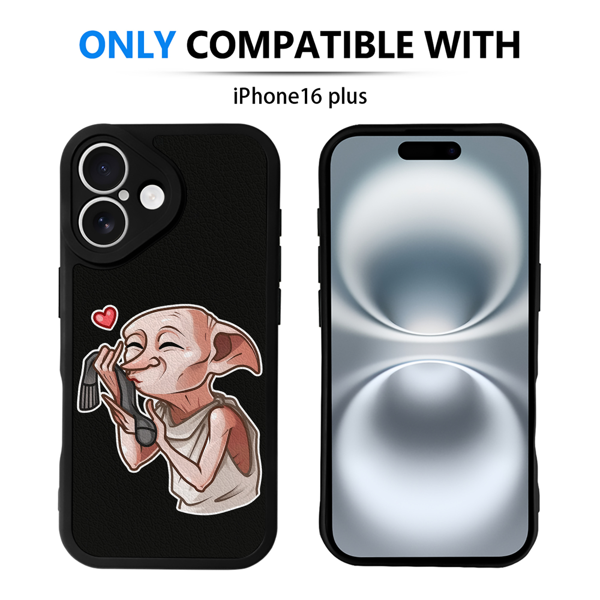 （画像用） Harry Potter ハリー・ポッターシリーズ 【iPhone 16シリーズ対応】シリコンスマホケース（レザー調） 材質：シリコン